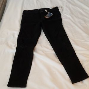 Hollister black skinny jeans